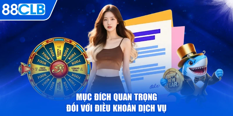 Mục đích quan trọng đối với điều khoản dịch vụ